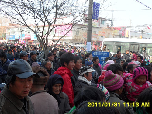 2011招工宣傳現場
